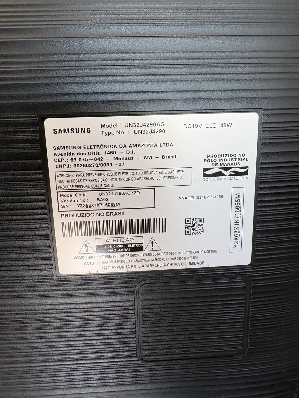 Smart tv Samsung - 32 polegadas - Modelo UN32J4290AG - Foto 4