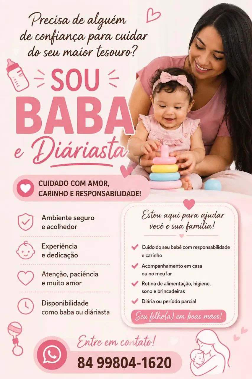 Babá e diarista 