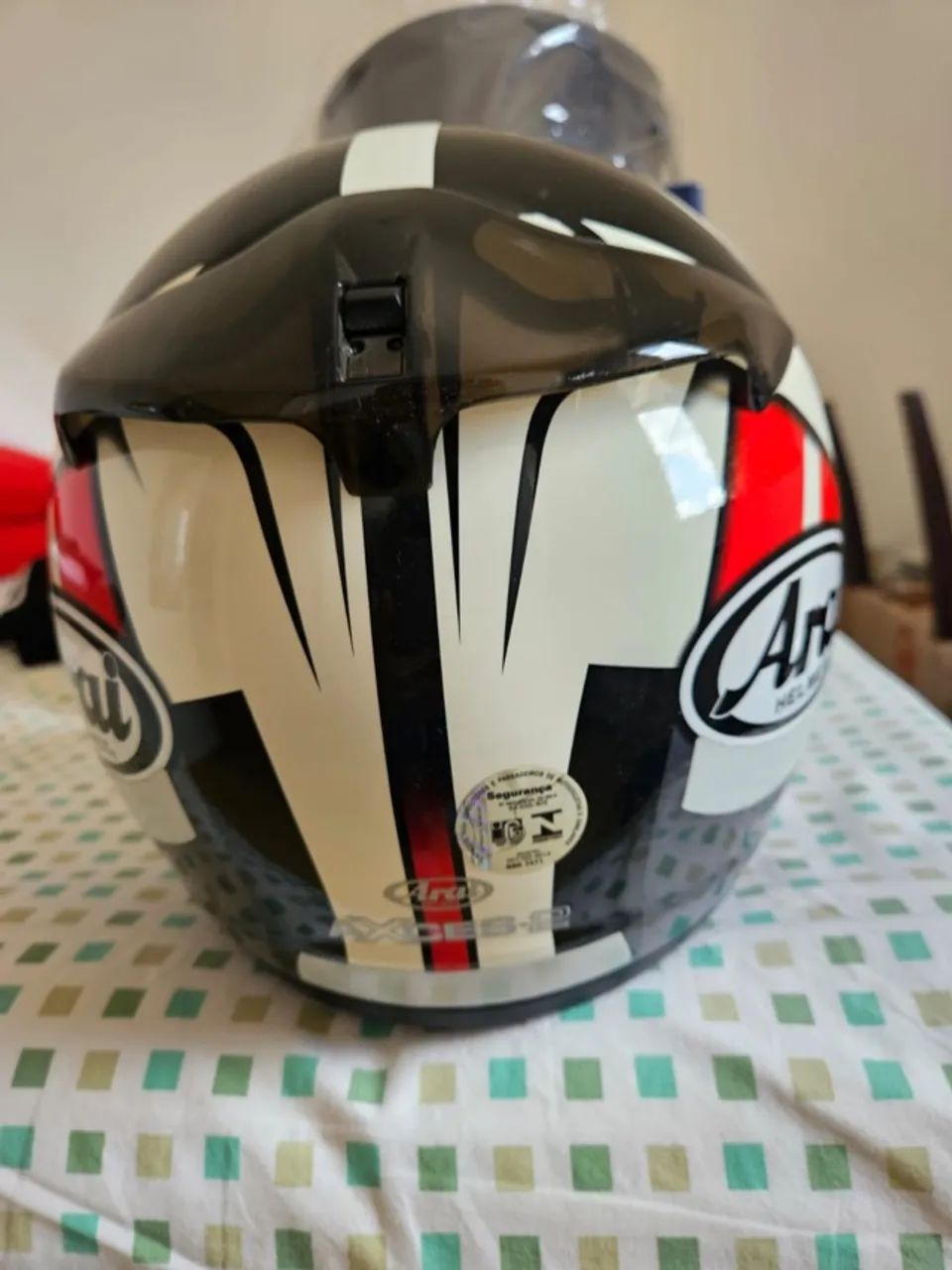 Capacete Arai Axces II - Estado de Novo! - Foto 3
