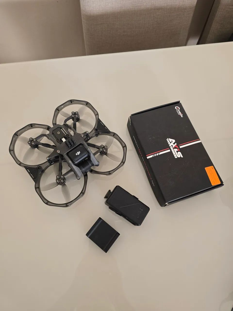 Drone DJI avata modificado + 1 bateria + 1 carregador motor axis carcaça encaixa gopro - Foto 2