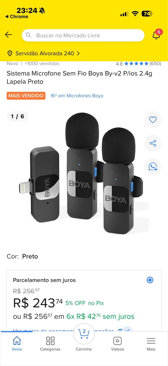 Microfone Boya441992575703459842