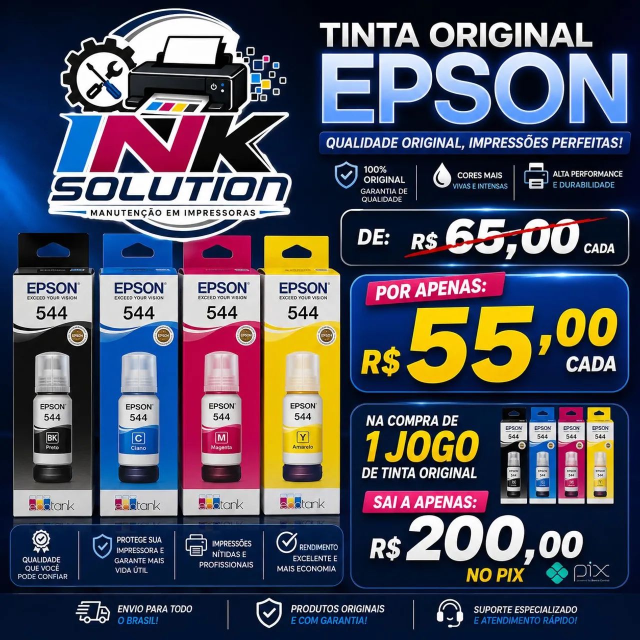 TINTA ORIGINAL EPSON 
