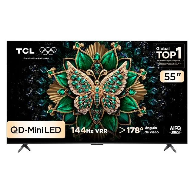 TV TCL C6K 55'' Mini LED 4K COM GARANTIA TELEVISÃO - Foto 2