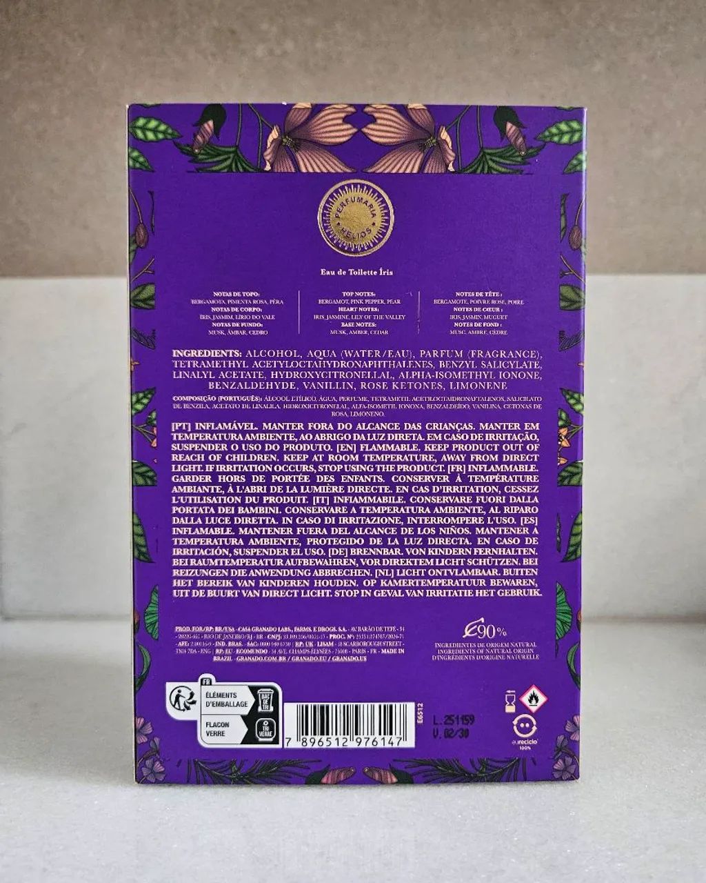 Caixa vazia do Perfume Íris da Granado - Foto 4