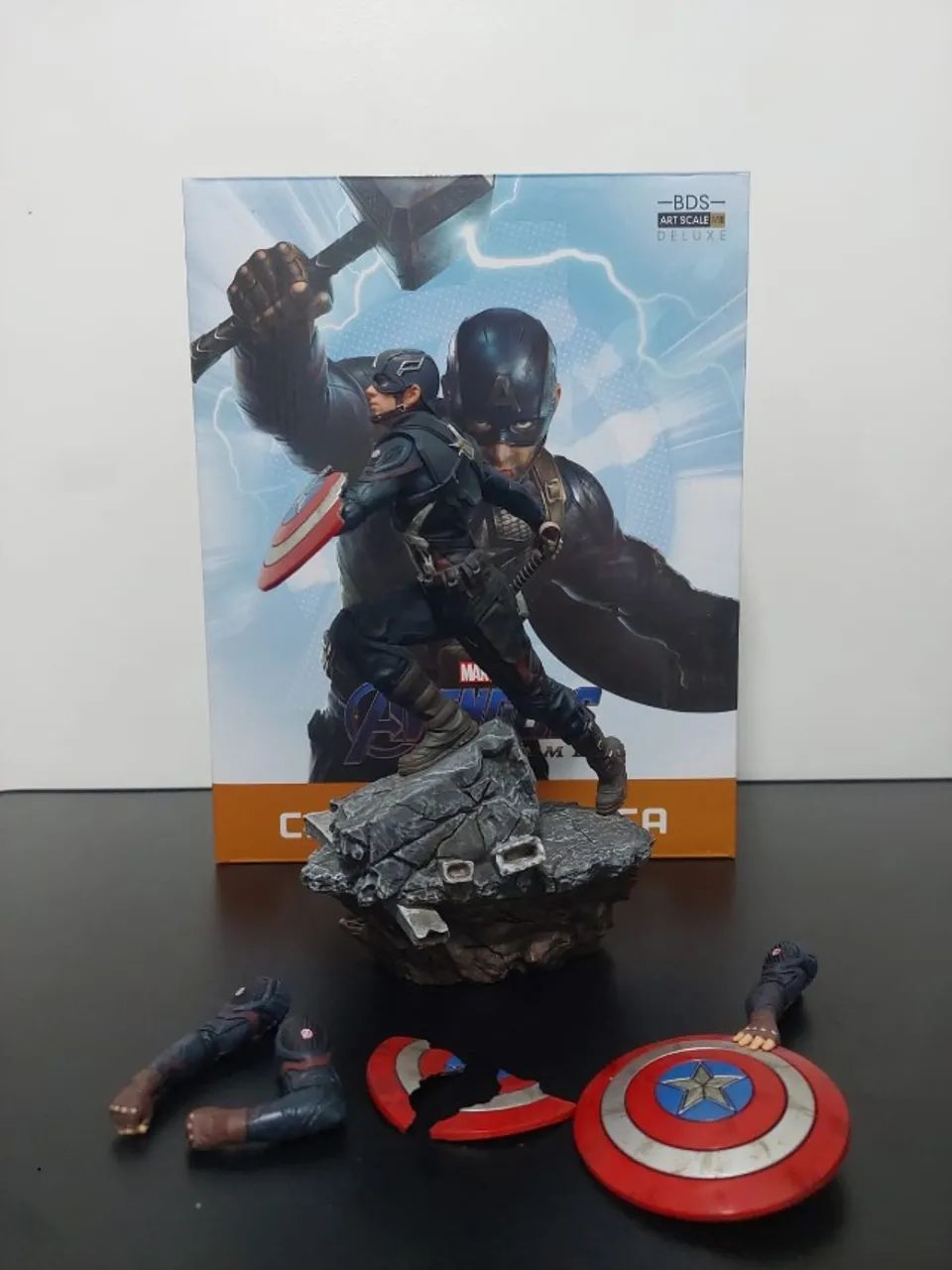 Captain America Deluxe - Avengers: End Game - Art Scale 1/10 - Iron Studios - Foto 2