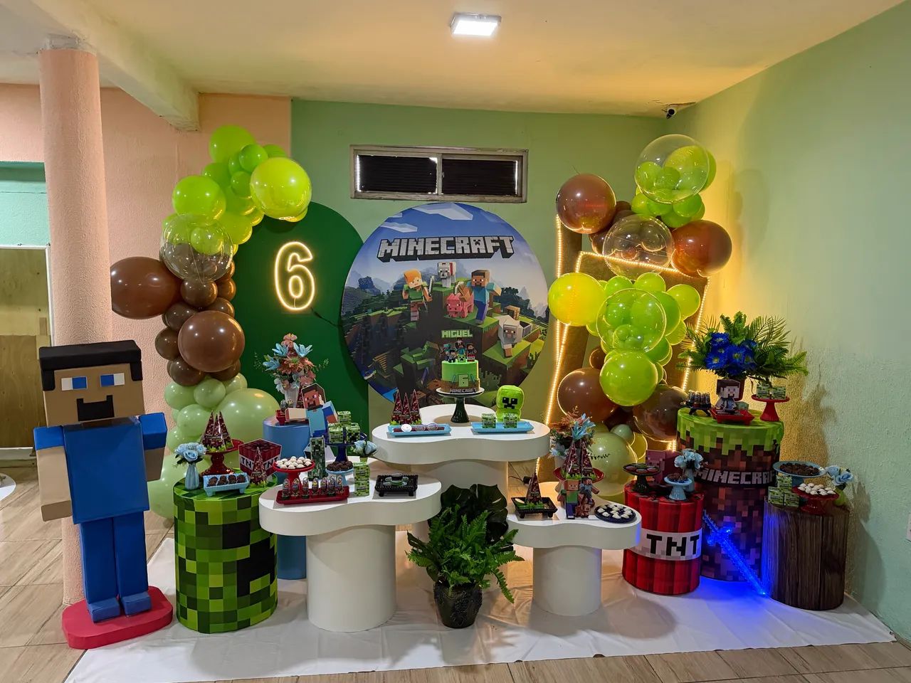 Decoração minecraft aniversário  - Foto 4