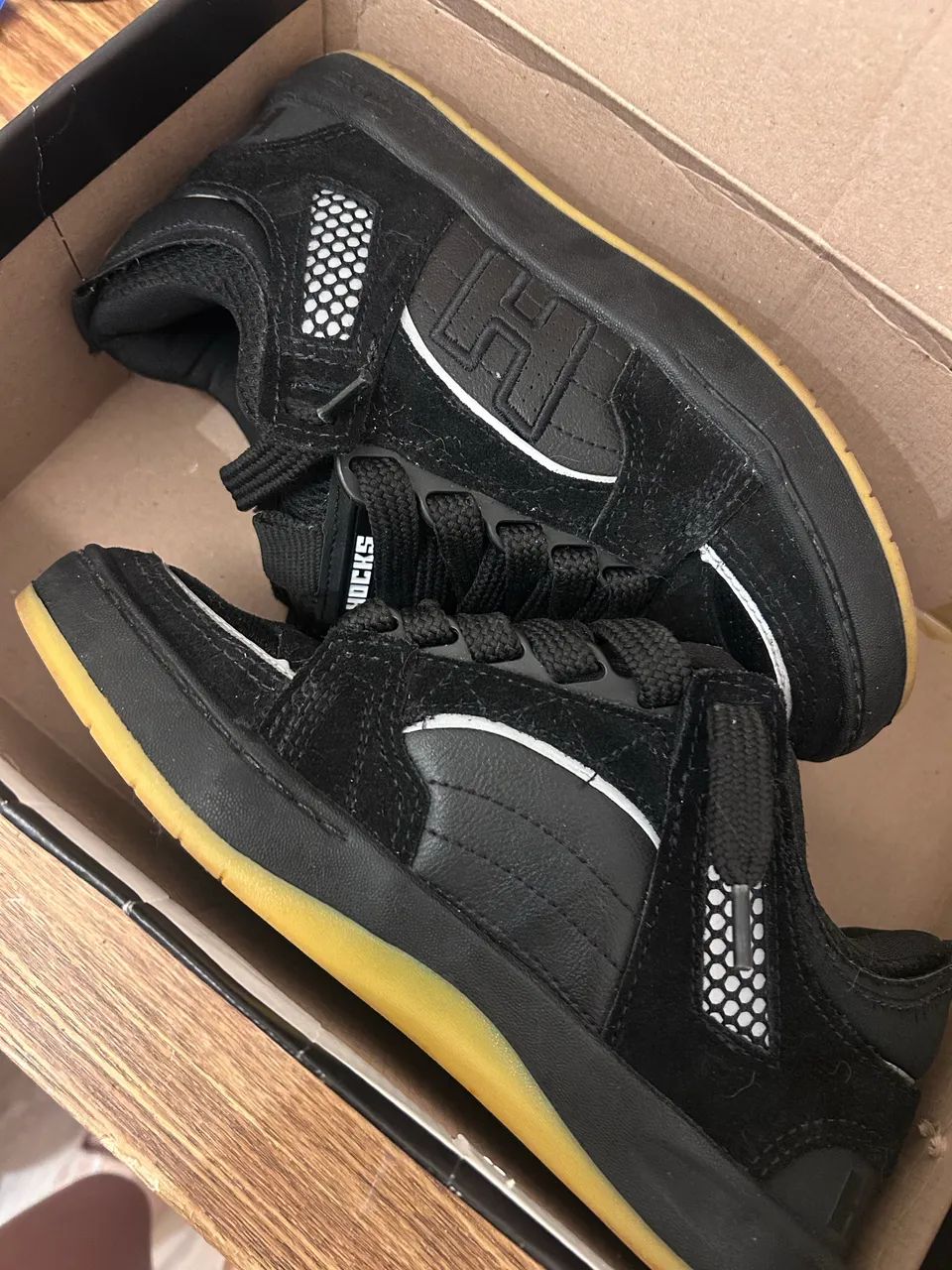 Tênis Hocks Bold - Preto Spectro | Tamanho 36 | Estado de novo - Foto 4