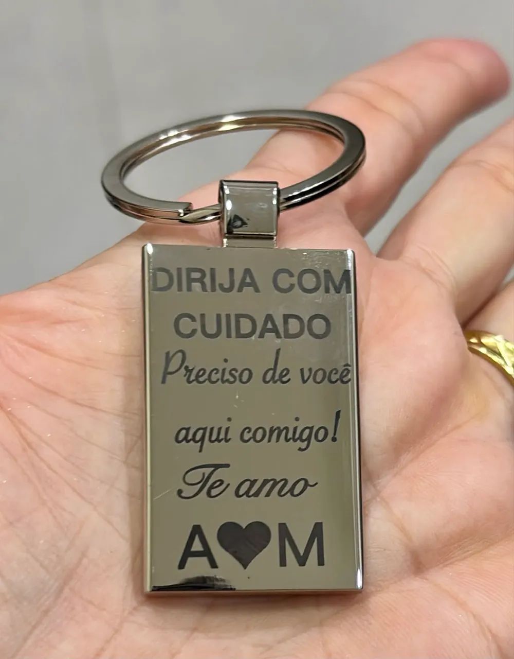 Chaveiro aço - FOTOGRAVAÇÃO DE BRINDE - Foto 4