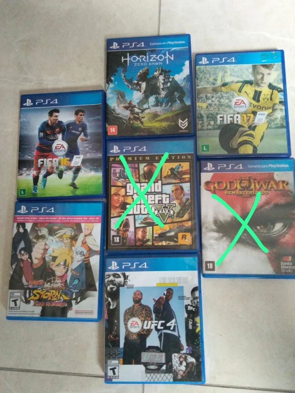 Vendo jogos do PS4 