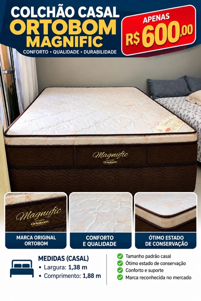 Cama de Casal Ortobom 