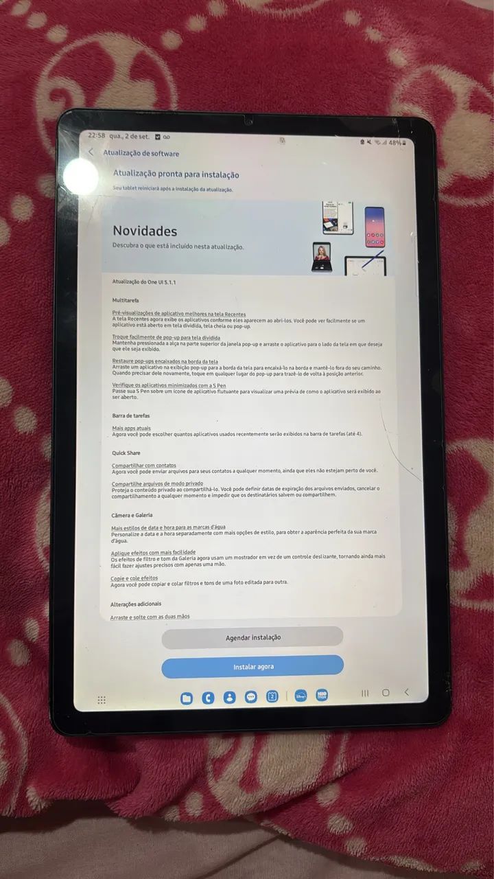 Tablet s6 lite usado 