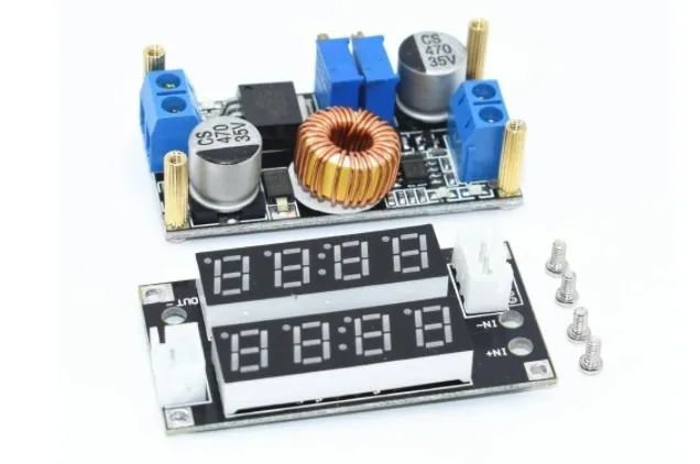 Fonte Regulada Conversor Step Down Buck Cc Cv Led Display 5a  Arduino Automação COD-AM425  - Foto 3