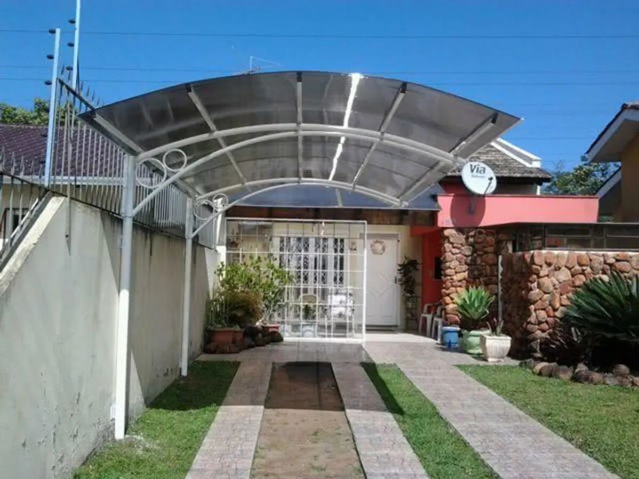 Estrutura para garagem 