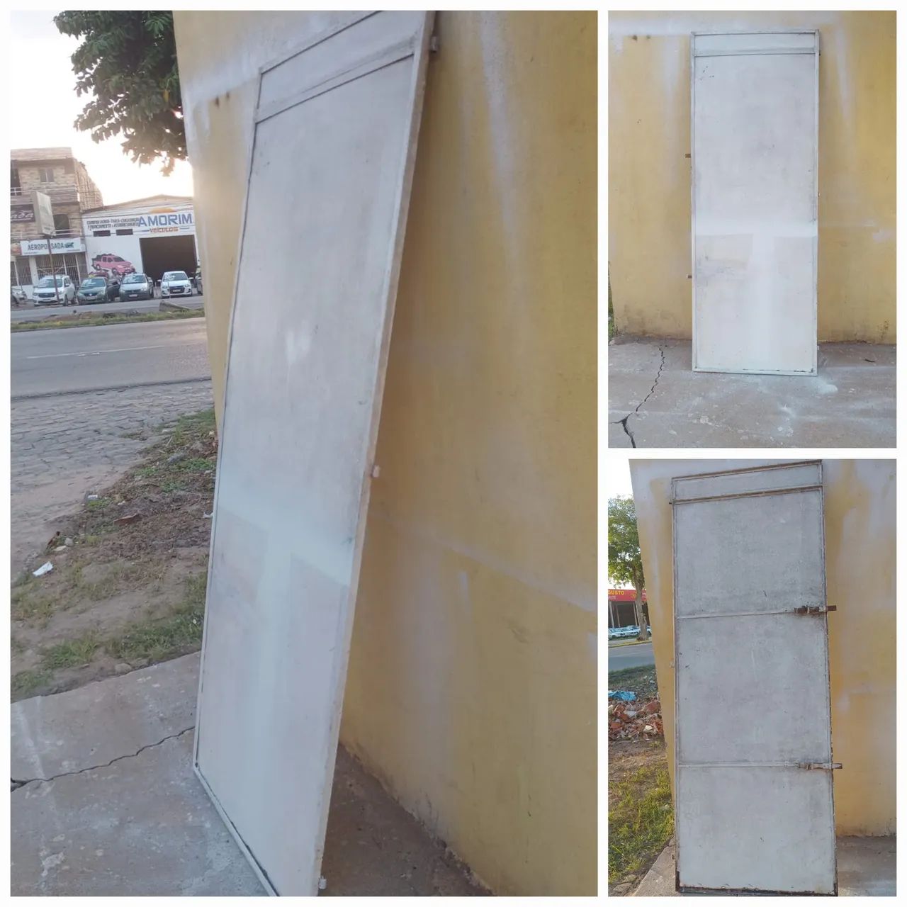 VENDO portão usado muito resistente na chapa 18 2 ferrolho 