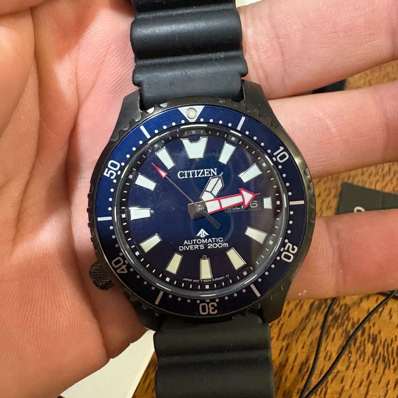 Relógio Citizen automático pro master 44 mm