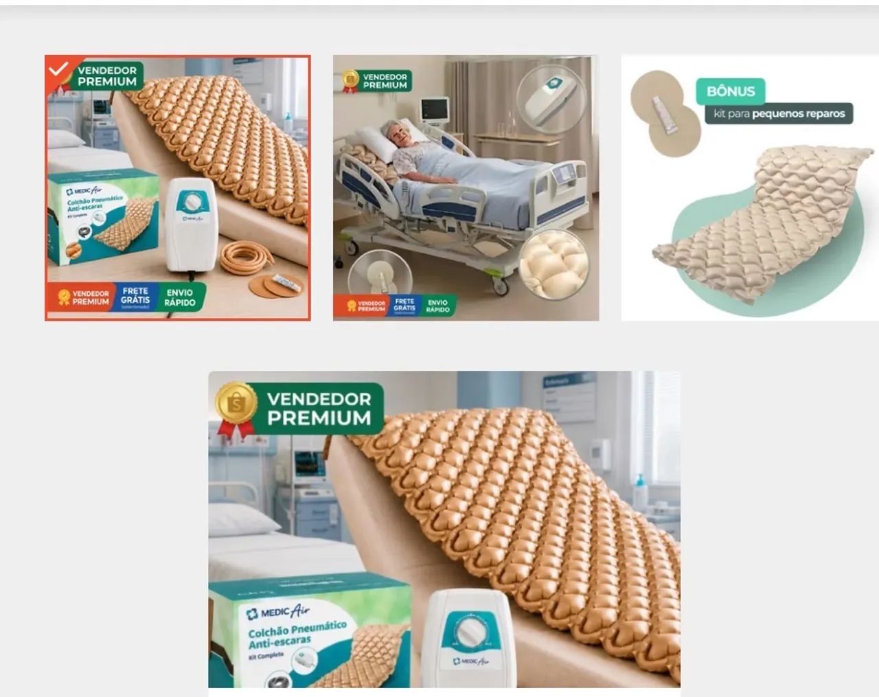 Colchão de ar pneumático inflável  - Foto 5