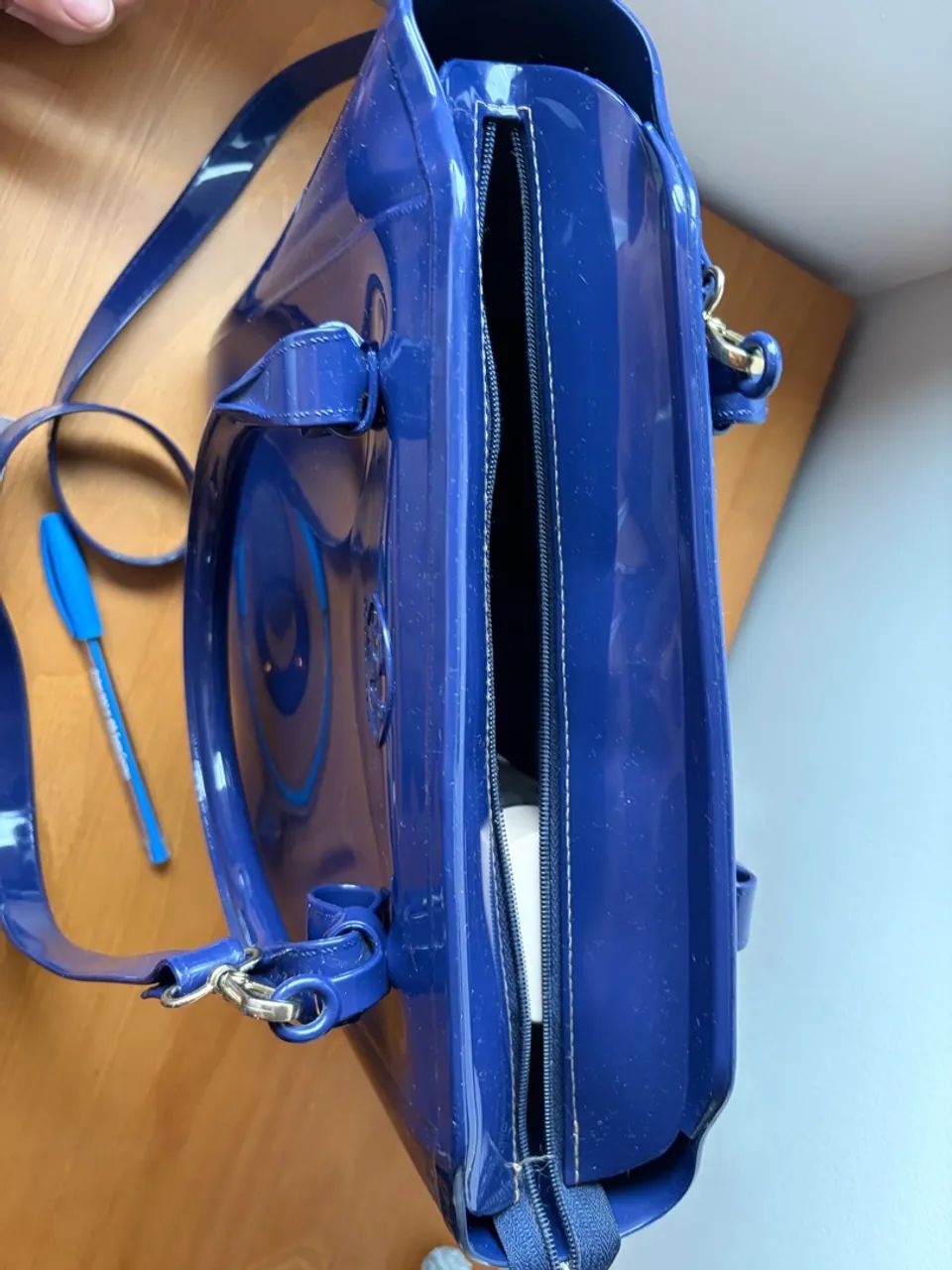 Bolsa Azul Petite Jolie - Foto 4