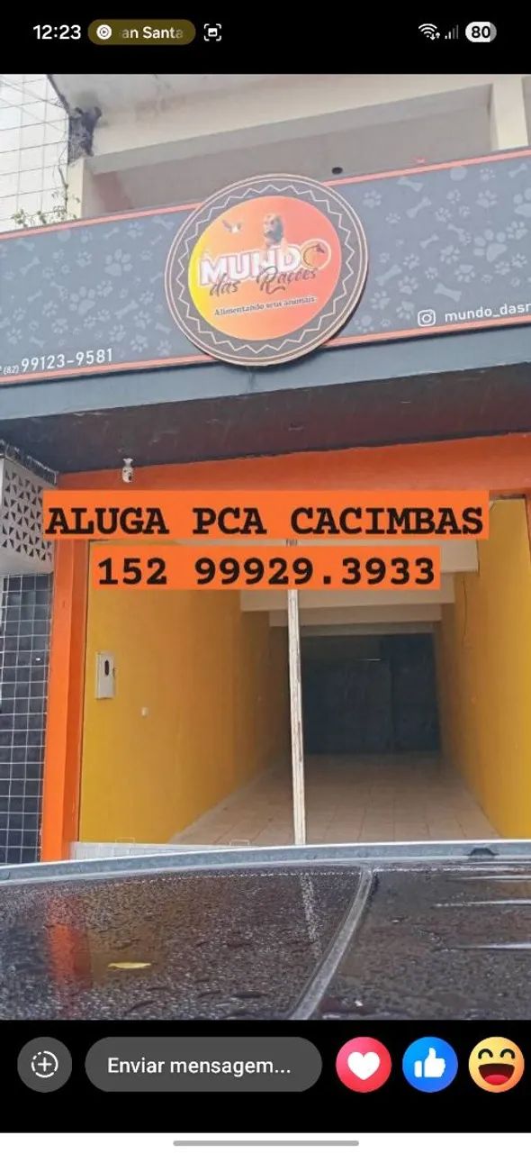 Ponto comercial na praça das Cacimbas Arapiraca-AL