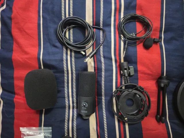 Kit Microfone Fifine T669 USB Completo + Lapela P2 - Foto 3