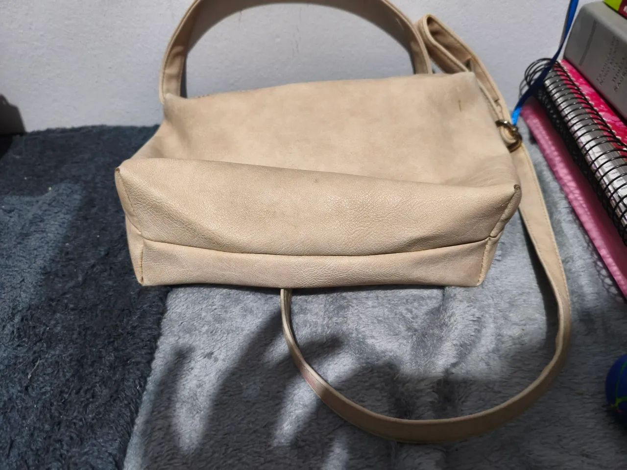 Bolsa de ombro de couro sintético  - Foto 3