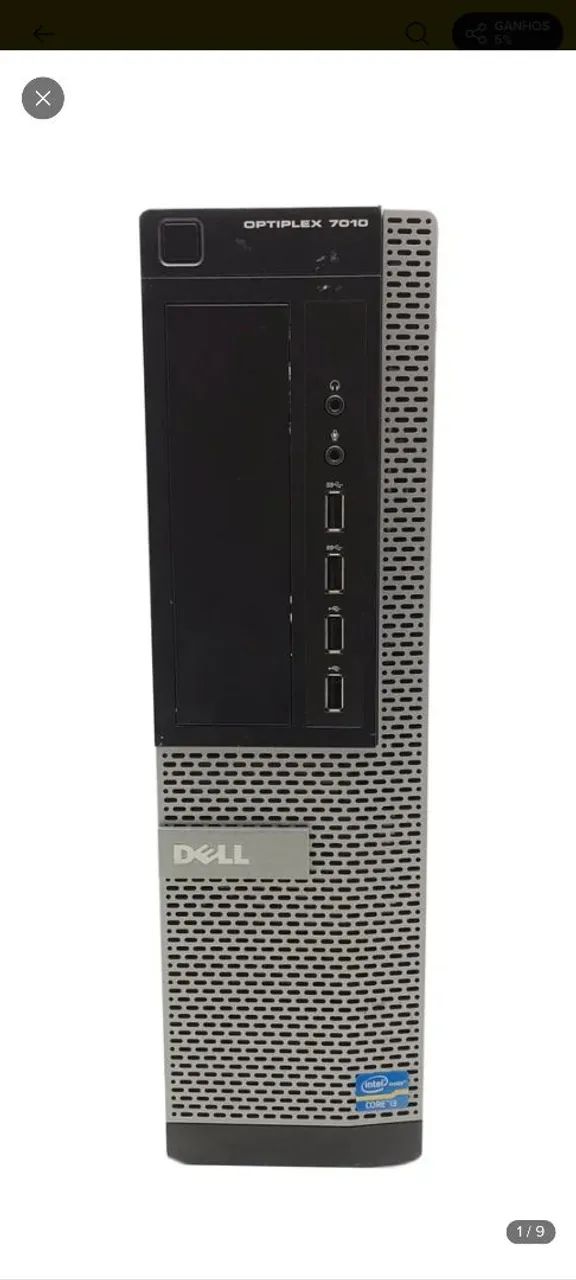 CPU Dell Optiplex 7010 excelente máquina.
