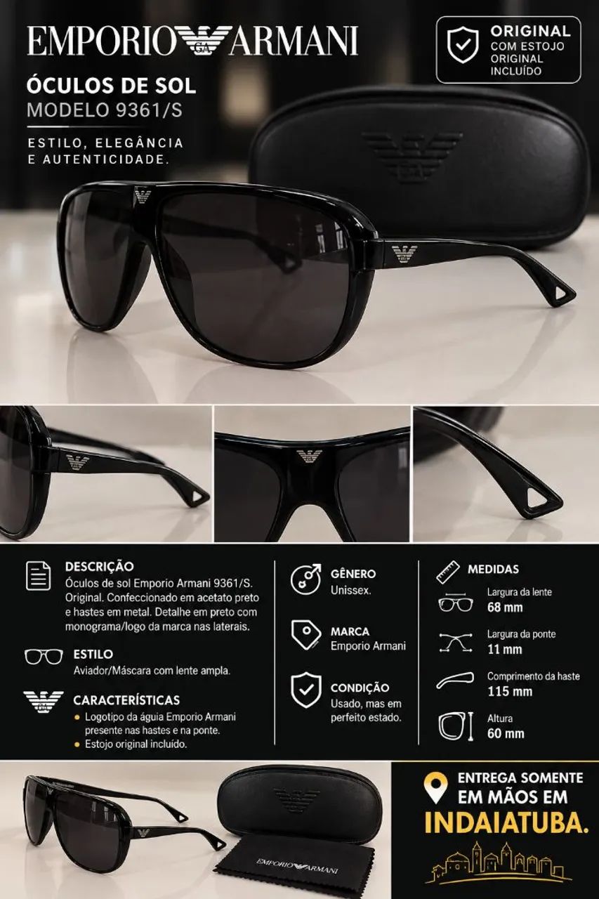 Óculos de sol Emporio Armani 9361/S