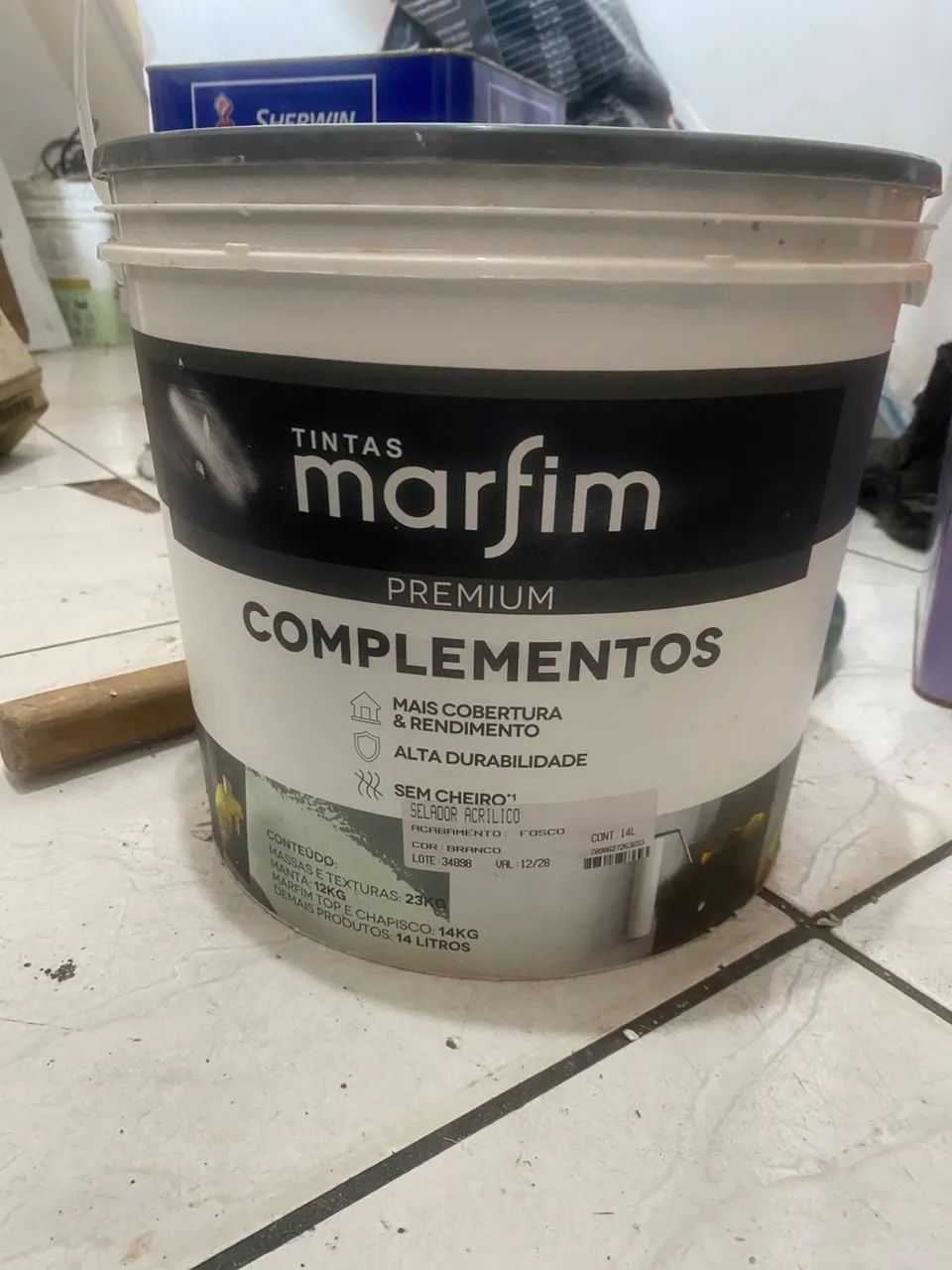 Selador acrílico - tintas marfim