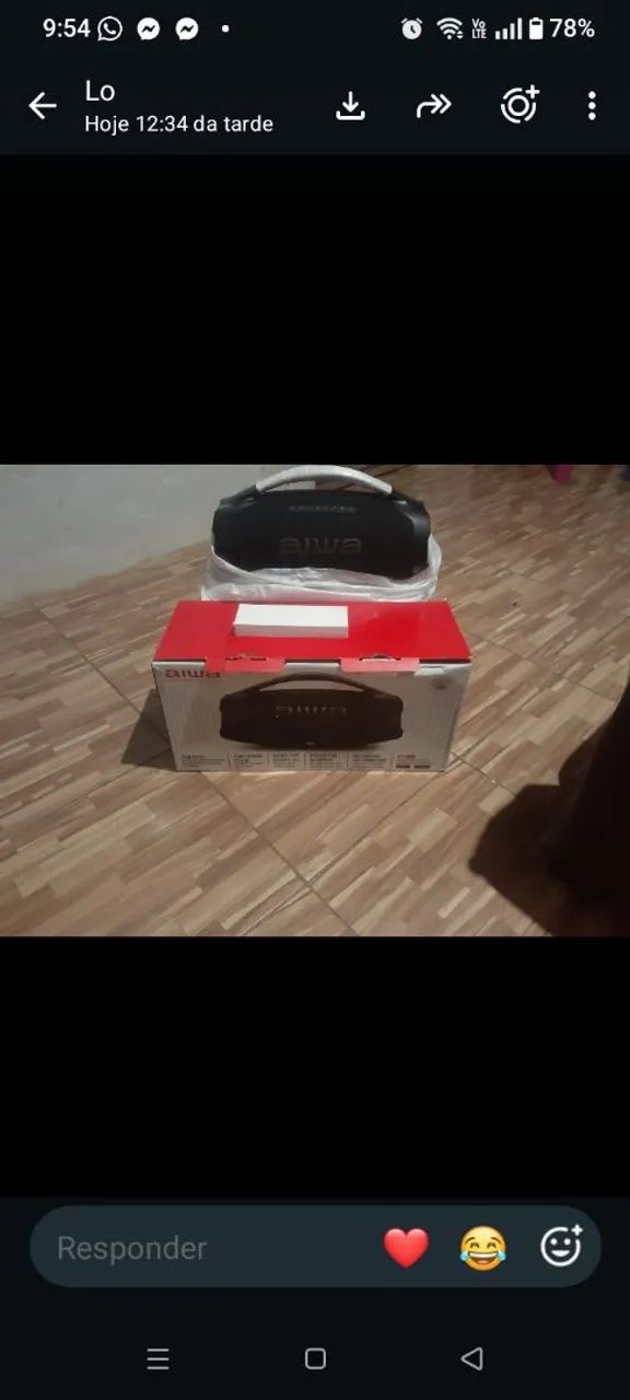 Caixa de som AIWA nova - Foto 3
