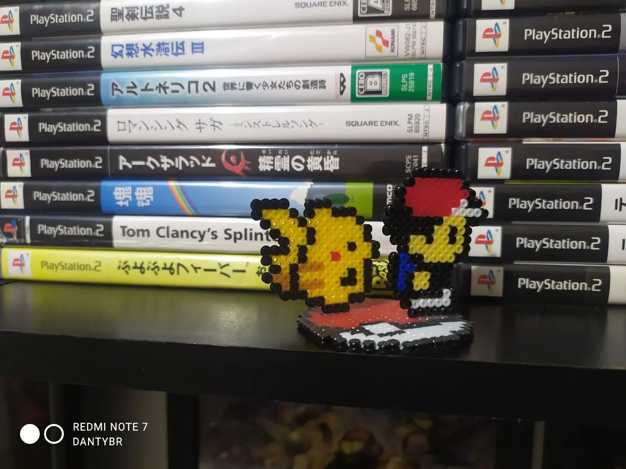 Pokémon - Ash e Pikachu - Personagem Perler Bead - Foto 2