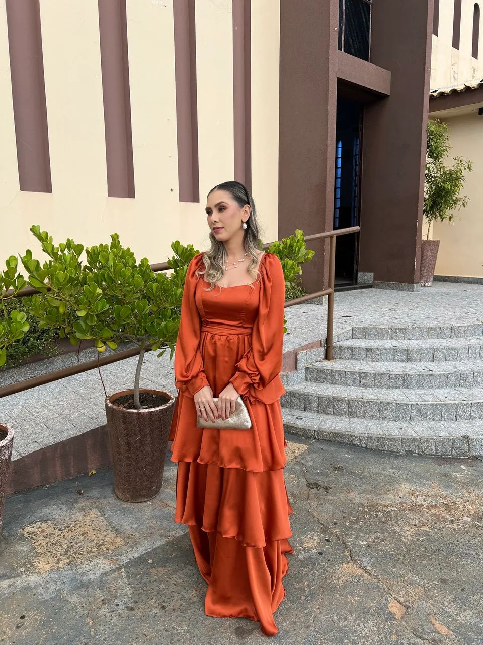 Vestido Terracota 