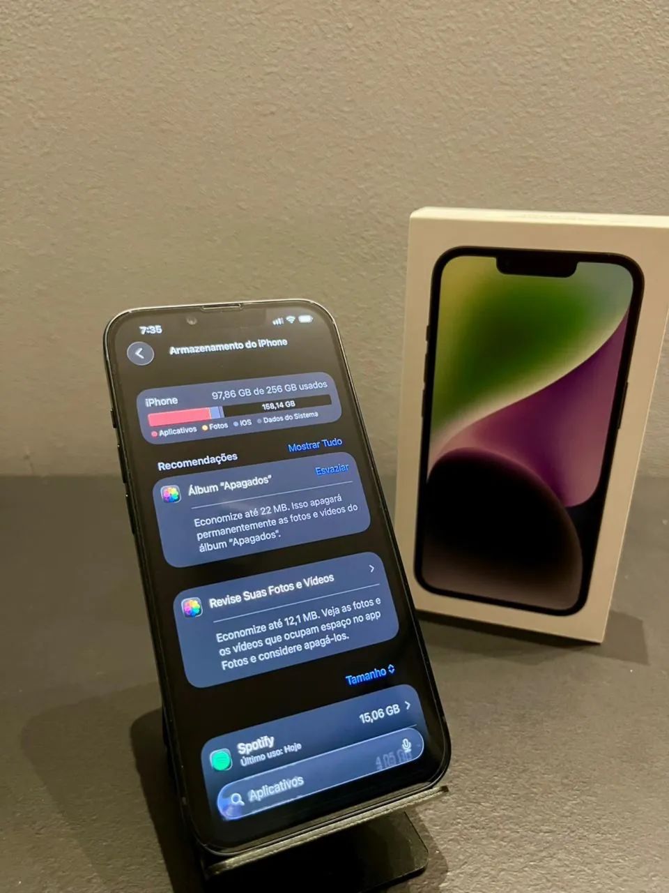 iPhone 14 Preto 256 GB - Foto 4