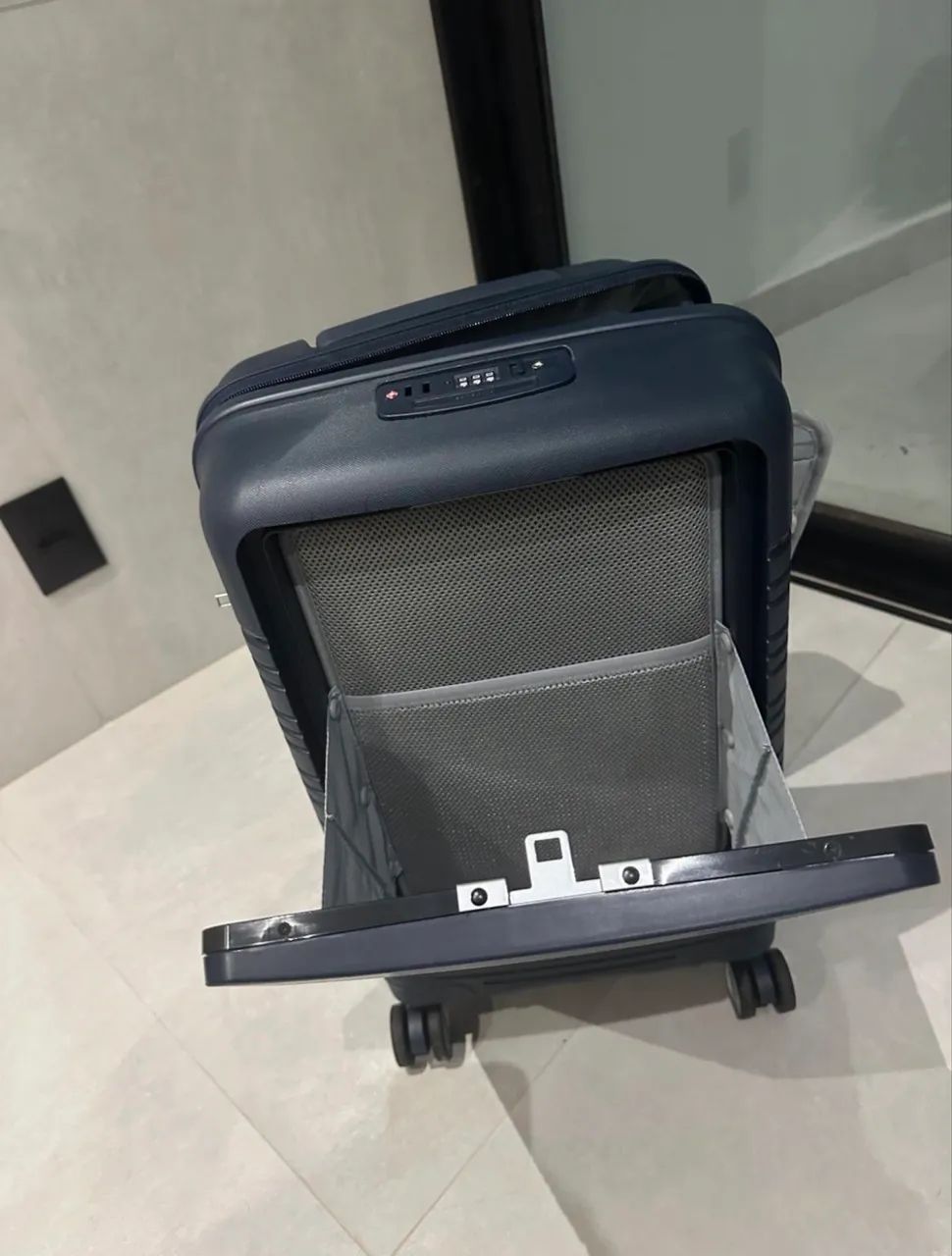 Mala de Bordo Samsonite Original Azul Marinho c/ Notebook - Foto 3