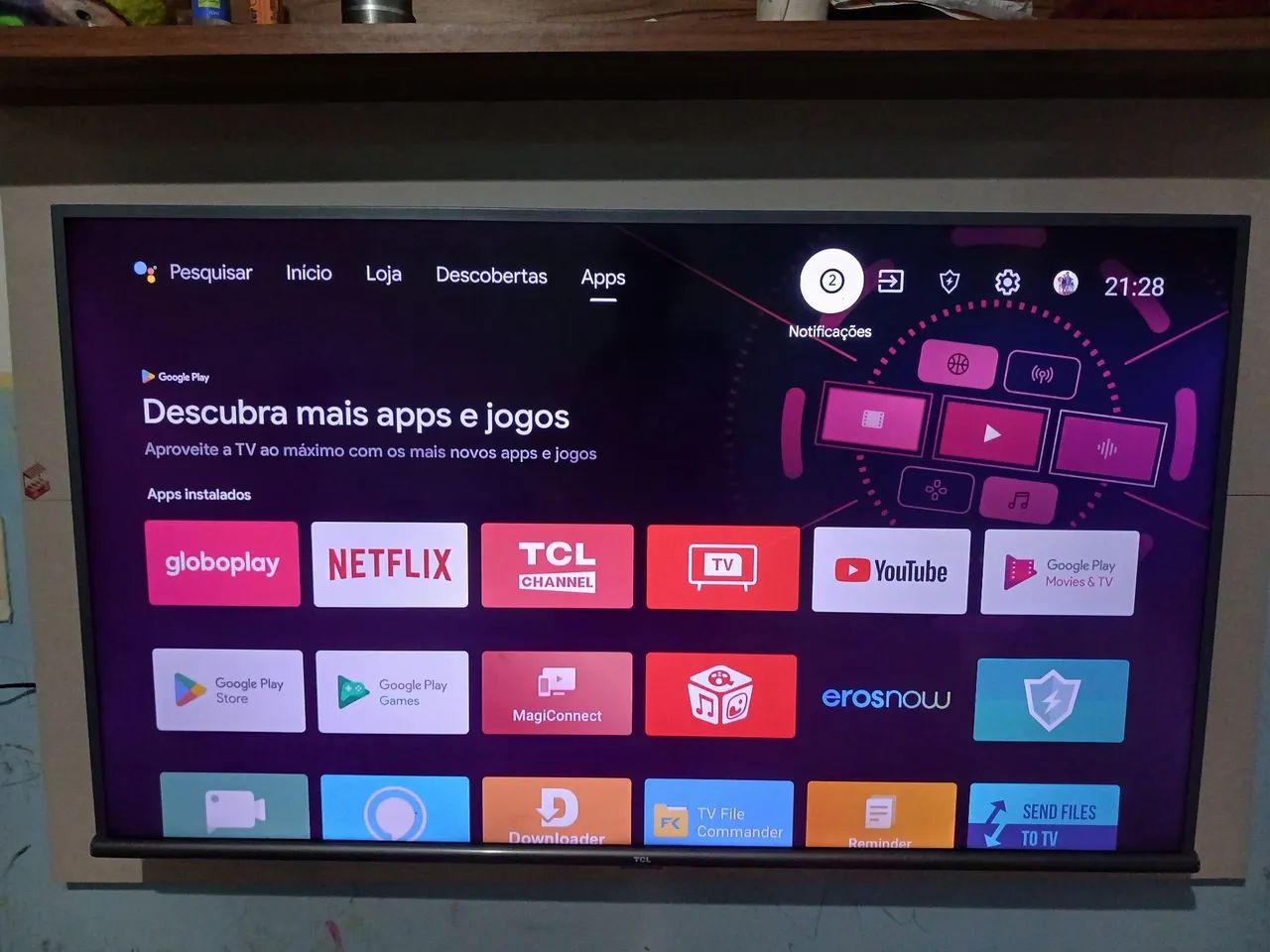 Vende-se essa TV TCL 50 POLEGADAS