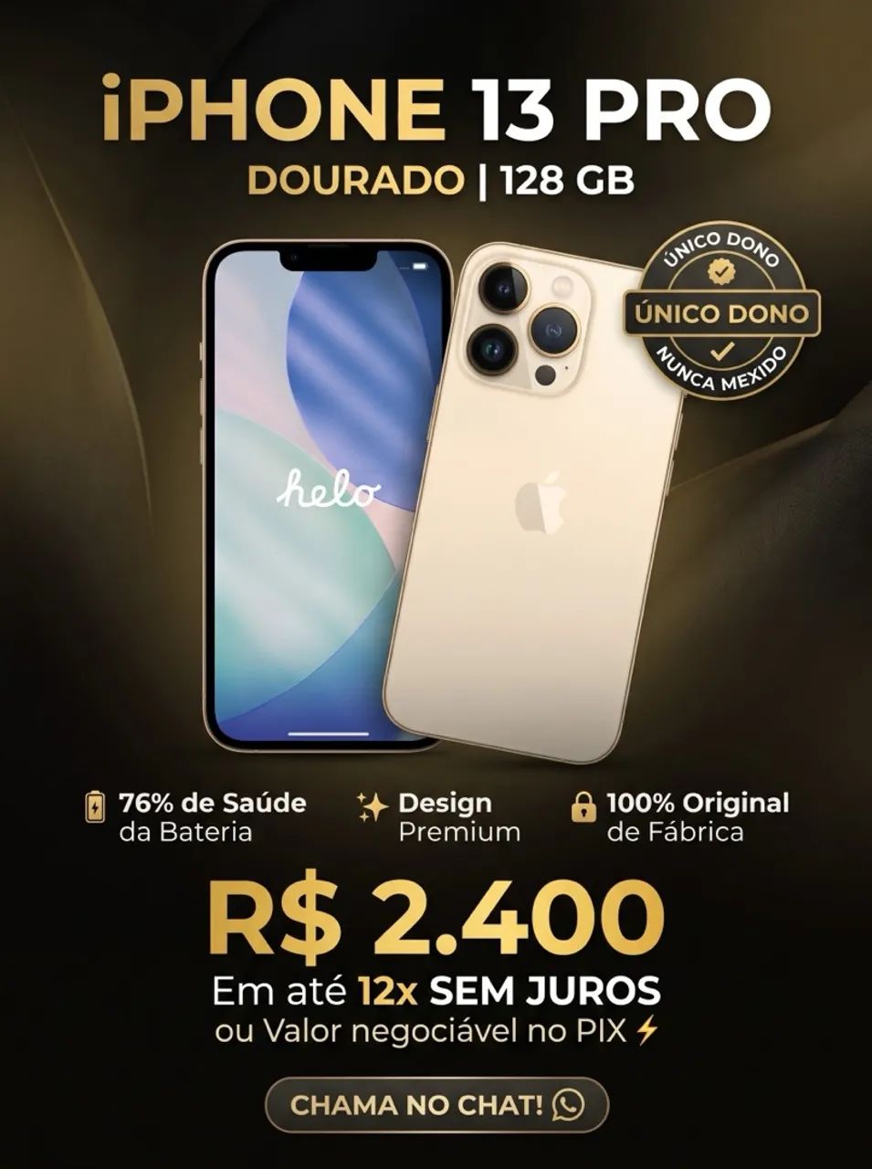 Iphone 13 Pro (único dono)