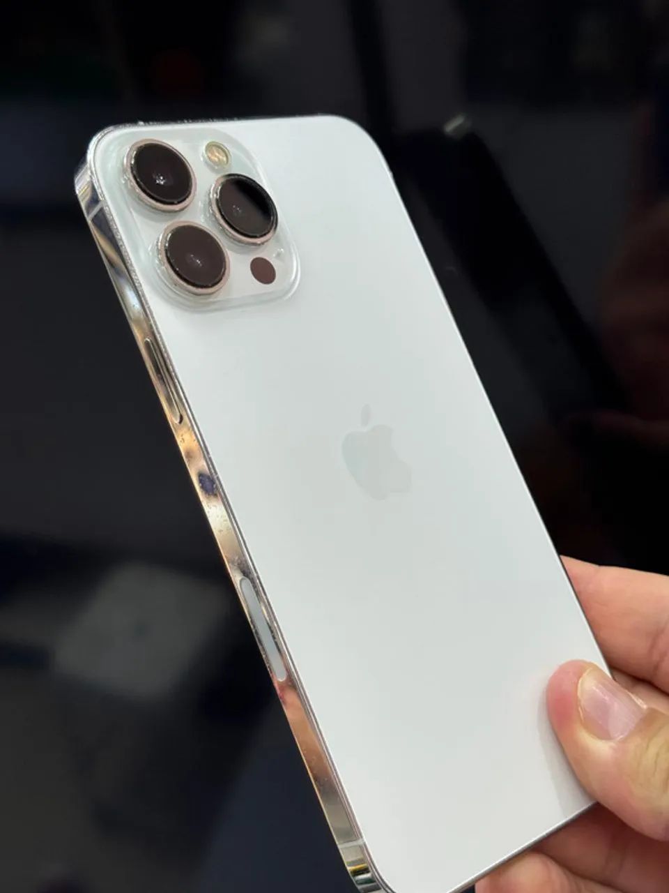 IPHONE 13 PRO MAX 128GB BRANCO SEMINOVO - Celulares e Smartphones