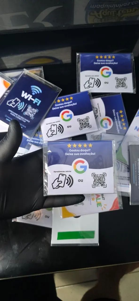 Forneço Plaquinha NFC 