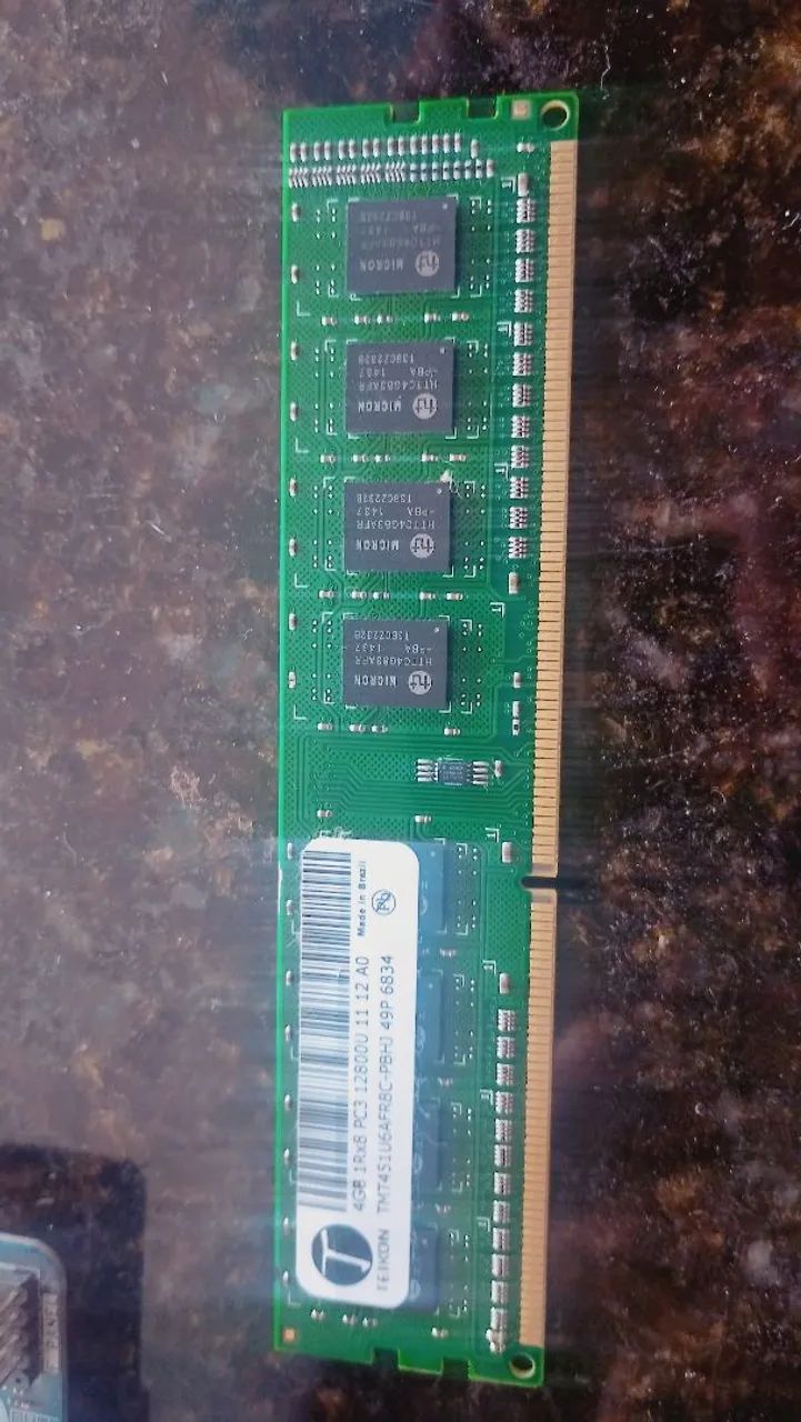 Placa mãe, memória, processador, e fonte  - Foto 3