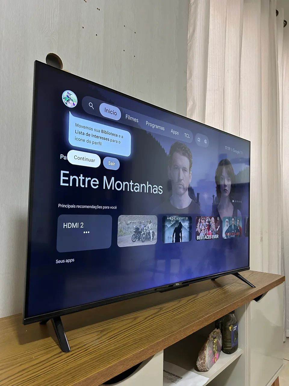 Vendo Smart TV TCL 43 Polegadas LED 4K UHD - Foto 2