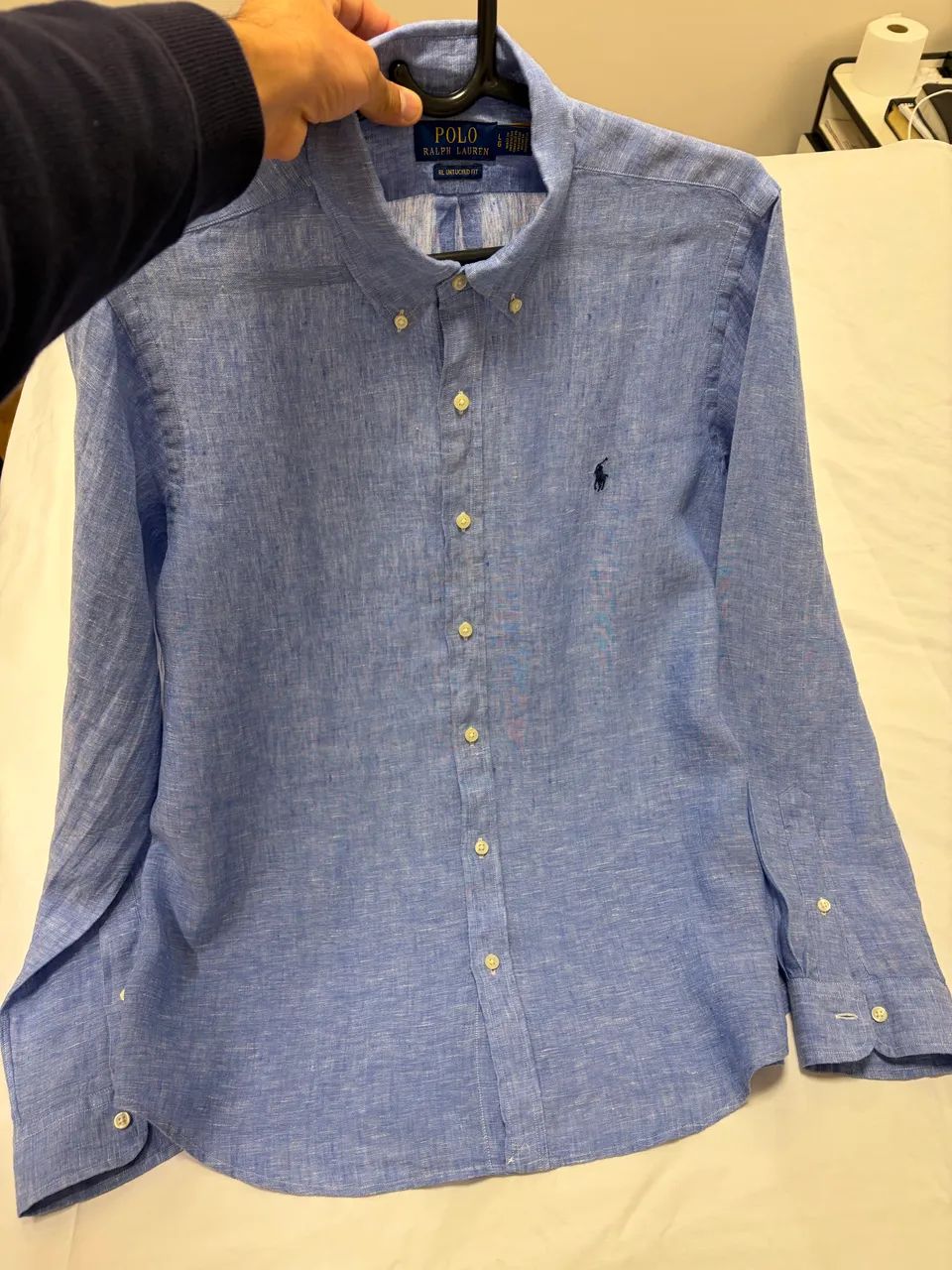 Camisa de Linho Ralph Lauren Nova - Foto 4