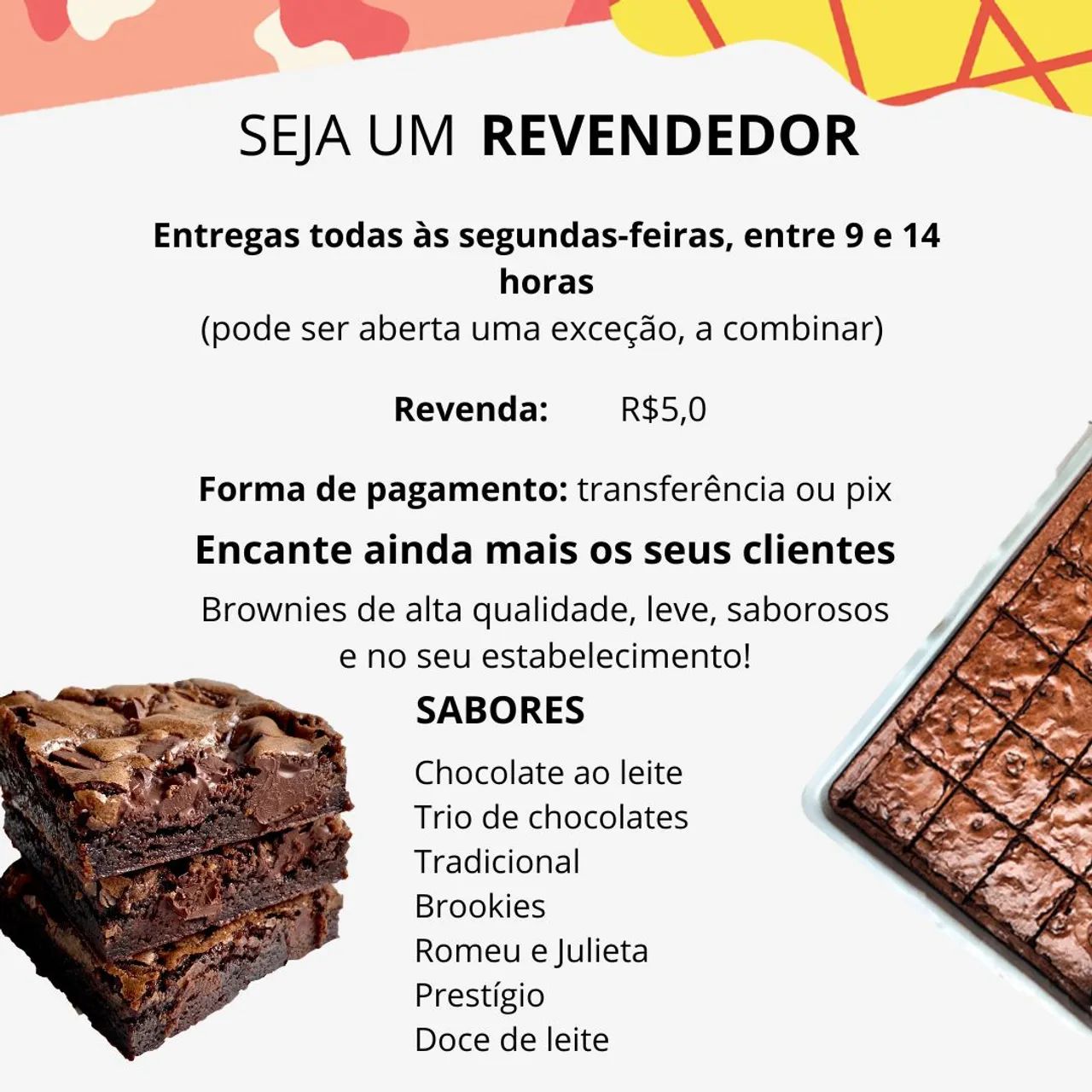 BROWNIES PARA REVENDA/LEMBRANÇA  - Foto 5