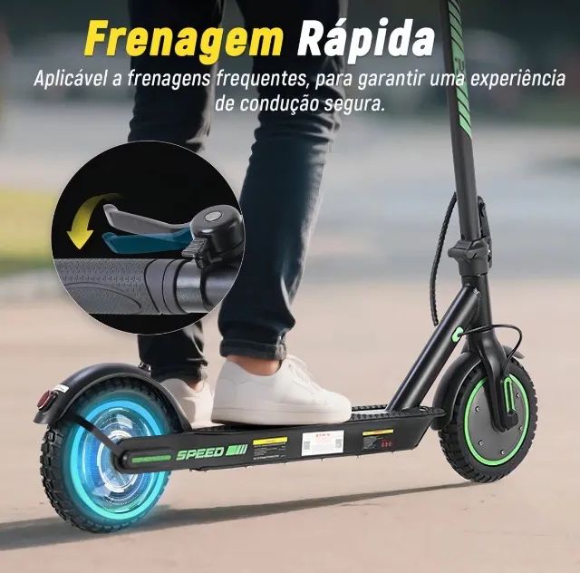 GM5 P1 MAX 400W 30km de autonomia Pneus 10polegadas  - Foto 4