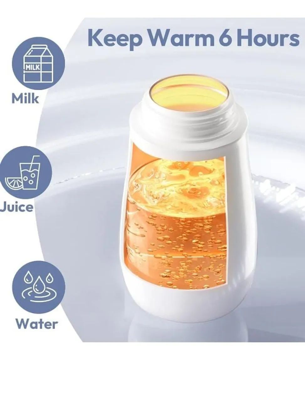 Copo com canudo NCVI em aço inoxidável à prova de derramamento com alça  - Foto 2