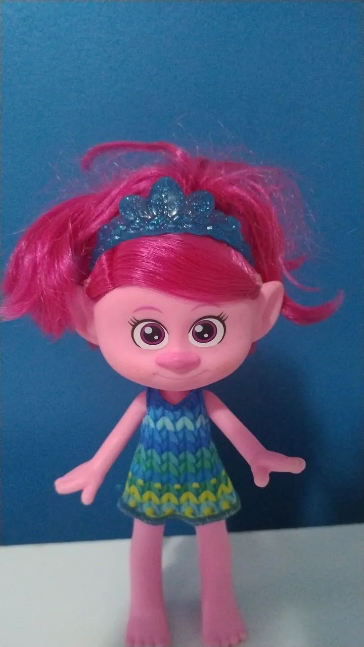Boneca rainha Poppy  Trolls - Foto 2
