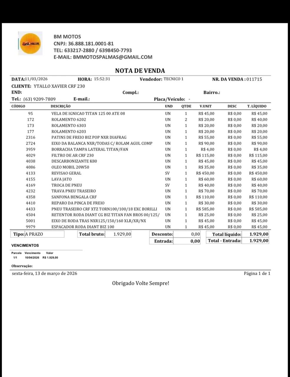 CRF 230f 2011 - Foto 4