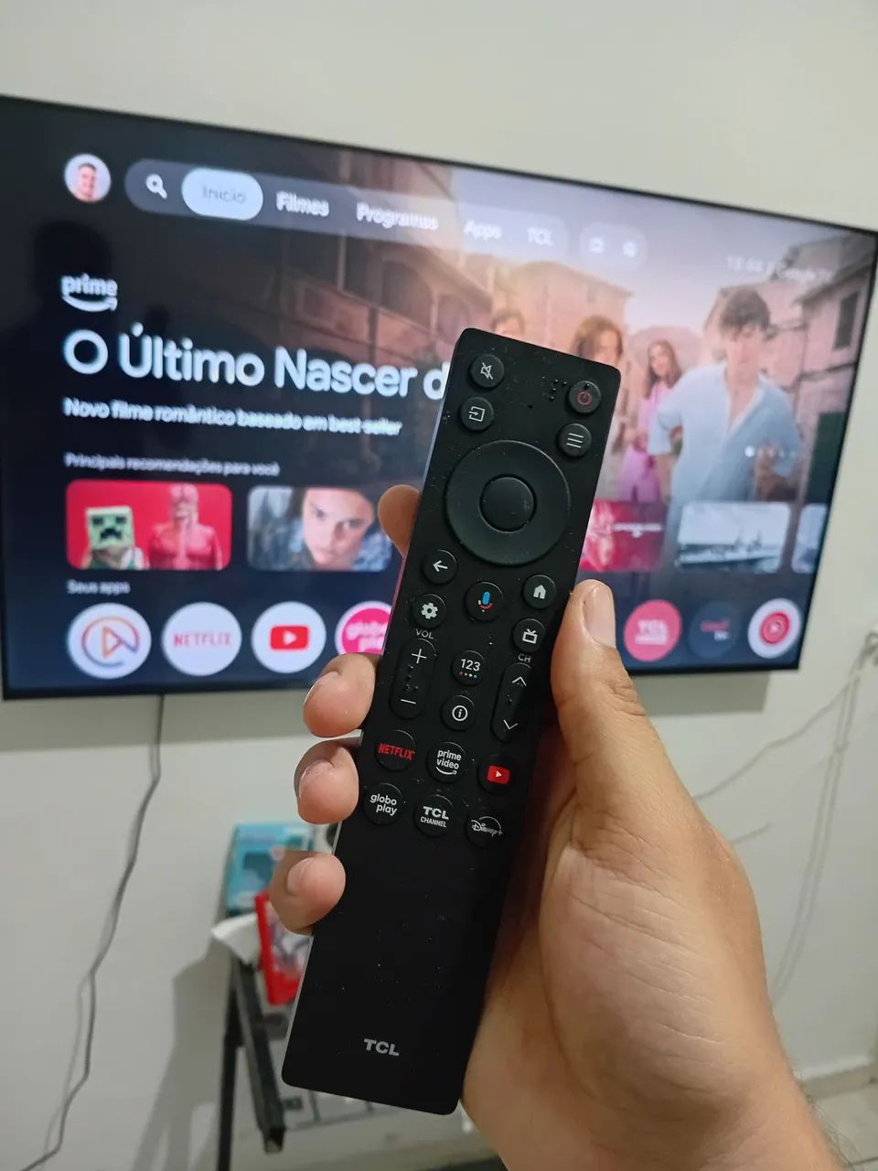 Tv smart TCL 55 polegadas QLED 