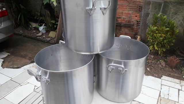 Caldeirão de alumínio 40 litros pra feijoada - Foto 2
