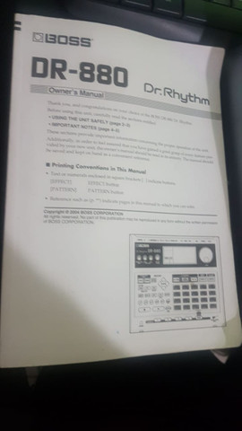 Bateria Eletrônica Boss Dr 880 - Foto 2