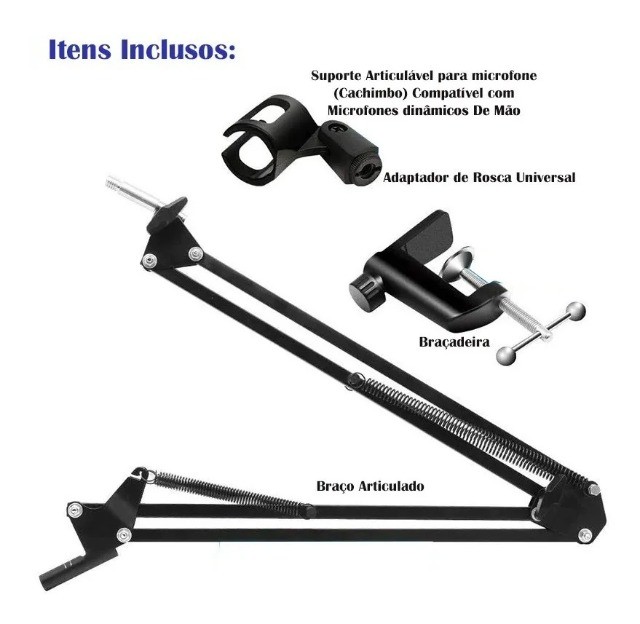 kit Microfone Condensador profissional  - Foto 6