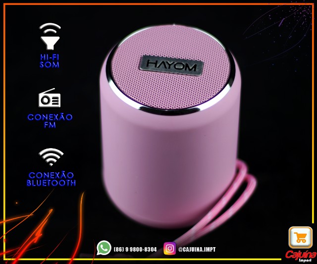 Caixa de Som Portátil Bluetooth - CP2703 Hayom T22d07sd22 - Foto 6