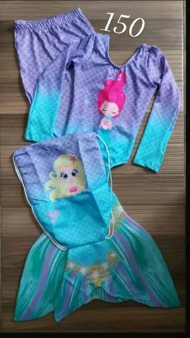 Fantasia Sereia, Roupa Infantil para Menina Fantasia Sereia Usado 90140269